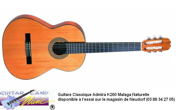 Guitare Classique Admira Malaga Naturel